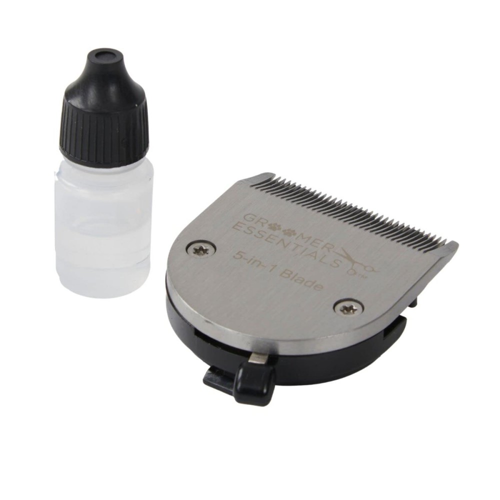 GROOMER ESSENTIALS 5-in-1 Blade - Fits Only The 5-in-1 Clipper - 5 Cutting Lengths: 9, 10, 15, 30, 40 - Stainless Steel for Durability