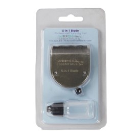 GROOMER ESSENTIALS 5-in-1 Blade - Fits Only The 5-in-1 Clipper - 5 Cutting Lengths: 9, 10, 15, 30, 40 - Stainless Steel for Durability