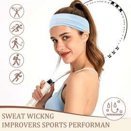 12 Pack Boho Headband Wide Stretchy Daily Use Knotted Headwear Sport Athletic Yoga Gym Hair Accessories for Women and Girls 12 Pack Boho Headband Wide Stretchy Daily Use Knotted Headwear Sport Athletic Yoga Gym Hair Accessories for Women and Girls