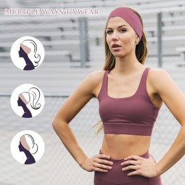 12 Pack Boho Headband Wide Stretchy Daily Use Knotted Headwear Sport Athletic Yoga Gym Hair Accessories for Women and Girls 12 Pack Boho Headband Wide Stretchy Daily Use Knotted Headwear Sport Athletic Yoga Gym Hair Accessories for Women and Girls