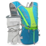 Hydration Pack BackpackIX INOXTO Running Hydration Vest with 1.5L ( 50 oz) Water Bladder for Men WomenLightweight Water Backpack for Hiking Cycling Climbing Camping (Light Blue)