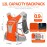 IX INOXTO Hydration Pack Backpack, Lightweight Water Backpack with 2L Hydration Bladder Daypack for Men Women,Running Hydration Vest for Trail Running Hiking Cycling Race Climbing (Light Orange)