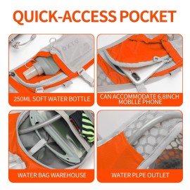 IX INOXTO Hydration Pack Backpack, Lightweight Water Backpack with 2L Hydration Bladder Daypack for Men Women,Running Hydration Vest for Trail Running Hiking Cycling Race Climbing (Light Orange) IX INOXTO Hydration Pack Backpack, Lightweight Water Backpack with 2L Hydration Bladder Daypack for Men Women,Running Hydration Vest for Trail Running Hiking Cycling Race Climbing (Light Orange)