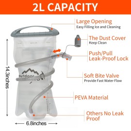 IX INOXTO Hydration Pack Backpack, Lightweight Water Backpack with 2L Hydration Bladder Daypack for Men Women,Running Hydration Vest for Trail Running Hiking Cycling Race Climbing (Light Orange) IX INOXTO Hydration Pack Backpack, Lightweight Water Backpack with 2L Hydration Bladder Daypack for Men Women,Running Hydration Vest for Trail Running Hiking Cycling Race Climbing (Light Orange)