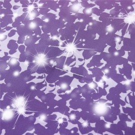 URBONUR 4-Piece Toddler Bedding Set for Girls, Pink/Purple, Includes Comforter, Flat Sheet, Fitted Sheet, Reversible Pillowcase