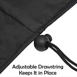 StorMaster Square 4x4 Sandbox Cover for 47x47in Kids Large Wooden Sand Box Waterproof Sandpit Pool Cover with Drawstring