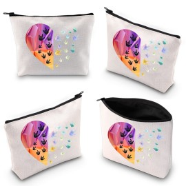 XYANFA Sign Language Heart Makeup Bag - Asl Gift for Teacher & Student - Zipper Pouch