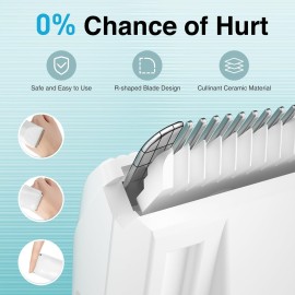 LUSN Baby Hair Clippers with Vacuum, Quiet Hair Trimmers for Kids, IPX7 Waterproof Rechargeable Cordless Haircut Kit for Baby Children Infant