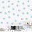 Polka Dot Wall Decals Removable Watercolor Colorful Wall Sticker for Kids Baby Girls Living Room Bedroom Playroom (Blue)
