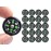 20 Pack Button Compass Mini Pocket Oil Filled Compass for Kids Hiking Survival Watch Band Paracord Camping Outdoor Activities Accessory Size Dia. 20mm