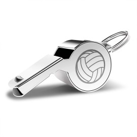 QIBAJIU Whistles with Lanyard, Coach Whistle, Volleyball Gifts for Coach, Funny Volleyball Coach Gifts for Men Women Teacher, Thank You Cheer Coach Gift, You Don? Scare Me I Coach Women Soccer