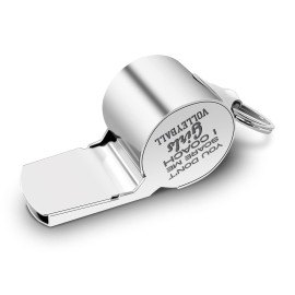 QIBAJIU Whistles with Lanyard, Coach Whistle, Volleyball Gifts for Coach, Funny Volleyball Coach Gifts for Men Women Teacher, Thank You Cheer Coach Gift, You Don? Scare Me I Coach Women Soccer