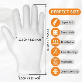 Sibba 3 Pairs Touch Screen Moisturizing Gloves White Cotton Moisturizing Gloves Overnight Bedtime Heal Eczema Sleeping Lotion Hand Spa Treatment Gloves Repair Rough Cracked Dry Chapped Hands Skin Sibba 3 Pairs Touch Screen Moisturizing Gloves White Cotton Moisturizing Gloves Overnight Bedtime Heal Eczema Sleeping Lotion Hand Spa Treatment Gloves Repair Rough Cracked Dry Chapped Hands Skin
