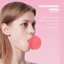 Jaw Face Exerciser, Facial Trainer Jaw Exerciser Define Your Face Shaping Skin Lifting Firming Double Chin Reducer Masseter Training Tool