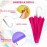 Eccliy 12 Pcs Mini Umbrella 11.8 Inch Colorful Tiny Plant Umbrella Adjustable Beach Sunny Rainy 1:6 Scale Doll Toys Cute Parasol for Photography Prop Supplies Home Decorations, 8 Colors (Classic Color