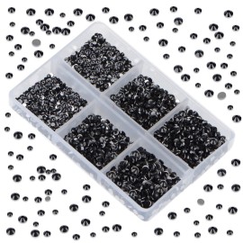 LPBeads 6000 Pieces Black Non Hotfix Rhinestones 6 Sizes Round Crystal Glass Flat Back Rhinestones with Tweezers and Picking Pen for Nail Art Crafts Clothes Bags DIY LPBeads 6000 Pieces Black Non Hotfix Rhinestones 6 Sizes Round Crystal Glass Flat Back Rhinestones with Tweezers and Picking Pen for Nail Art Crafts Clothes Bags DIY