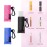 SIDESUGAR 3 PCS Lip Balm Sleeves Elastic Chapstick Holder Key Chain Tight-Knit Lip Gloss Holder Keychain - Black