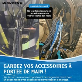 Soft Loops Jet Ski Cleats (7PK) | Loop Straps for Secure Tie Downs, Docking Bumpers, Fenders, Anchoring Line, Bungee Dock Rope & Tie Down Straps | Must-Have PWC Accessories for WaveRunner, Seadoo, ATV
