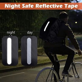 GUKOY Waterproof Backpack Rain Cover with Reflective Strap (18-70L), 2 Adjustable Anti Slip Cross Buckle Strap (M (for 26-40L backpack))