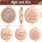 Chunful 3 Pcs Inspirational Compact Mirror Gifts Bulk Magnifying Cosmetic Mirror for Purse You are Beautiful Sometimes You Forget Appreciation Gifts for Women Girls Employee Mother Day Wedding Party