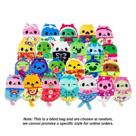 Cats vs Pickles Kittens vs Gherkins - Mystery Bag - Contains 1 Pair of 3 Bean Filled Plushies! Collect These as Stocking Stuffers, Fidget Toys or Sensory Toys. Great for Kids, Boys, & Girls