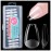 Gelike EC Short Coffin Nail Tips: Soft Gel False Nail Tips Full Cover for Nail Extension,Acrylic Nails Professional Clear Gelly Tips False Press on Preshaped PMMA,12 Sizes 240PCS