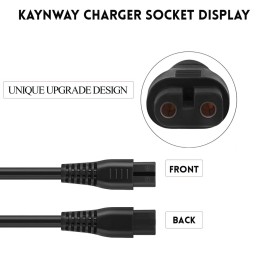 Kaynway Charger for BabylissPRO Barberology Cordless Clippers, Replacement Clipper Charger Cord for BabylissPRO FX870 FX788 FX787 FXSSM FX820 FX726 FX825 Outlining Trimmer Kaynway Charger for BabylissPRO Barberology Cordless Clippers, Replacement Clipper Charger Cord for BabylissPRO FX870 FX788 FX787 FXSSM FX820 FX726 FX825 Outlining Trimmer