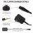 Kaynway Charger for BabylissPRO Barberology Cordless Clippers, Replacement Clipper Charger Cord for BabylissPRO FX870 FX788 FX787 FXSSM FX820 FX726 FX825 Outlining Trimmer
