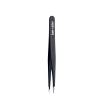 Lune+Aster Point Tweezer - Stainless steel point tweezer for at-home brow touch ups and removal of ingrown or baby-fine hairs.