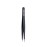 Lune+Aster Point Tweezer - Stainless steel point tweezer for at-home brow touch ups and removal of ingrown or baby-fine hairs.