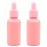2 Pcs 30ml Pink Glass Dropper Bottles Empty Refillable Essential Oil Dropper Bottles Makeup Cosmetic Sample Storage Containers with Glass Dropper for Essential Oils Perfume Aromatherapy Liquid