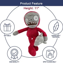 Dyharnsty Plants vs Zombies Plush Toys - Dolphin Stuffed Animals Plush, PVZ Soft Dolls Set