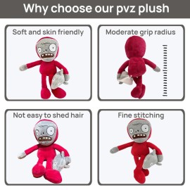 Dyharnsty Plants vs Zombies Plush Toys - Dolphin Stuffed Animals Plush, PVZ Soft Dolls Set