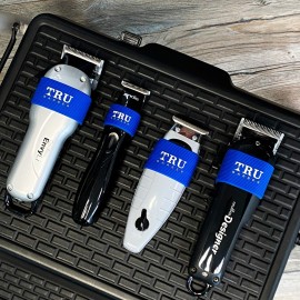 TRU BARBER Clipper Bands 4 PCS Sleeve for Barbers, Non-Slip, Heat Resistant Barber Tools (Blue) TRU BARBER Clipper Bands 4 PCS Sleeve for Barbers, Non-Slip, Heat Resistant Barber Tools (Blue)