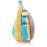 KAVU Original Rope Bag Sling Pack with Adjustable Rope Shoulder Strap, Beach Tie Dye