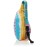 KAVU Original Rope Bag Sling Pack with Adjustable Rope Shoulder Strap, Beach Tie Dye