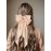 Big Bow Barrettes and Satin Hair Pins with Long Ribbon Tails - Party and Casual Hair Accessories for Women and Girls in Apricot
