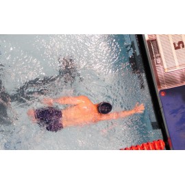 Emosua Men\'s Pink Dissolving Swim Trunks - Large, Graphic Print Bird Theme - Party Gift for Bros - 100% Polyester, Mid Rise, Adjustable Drawstring - Machine Wash