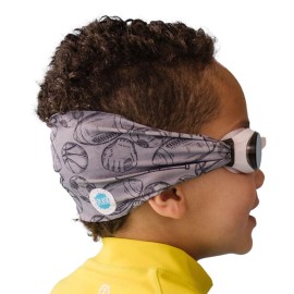 Splash Place SWIM GOGGLES with Fabric Strap - ALL STAR - Fun, Fashionable, Comfortable - Adult & Kids Swim Goggles - Won\'t Pull Your Hair - High Visibility Anti-Fog Lenses