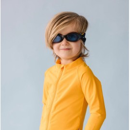 Splash Place Swim Goggles with Fabric Strap - GALACTIC EXPLORER | Fun, Fashionable, Comfortable - Adult & Kids Swim Goggles - Won\'t Pull Your Hair - High Visibility Anti-Fog Lenses