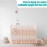 Crib Mobile Wooden Arm, Wall Mounted Suitable for All Cribs 100% Natural Larch Hanger Nusery Decor Baby Room Safe Holder(Mobile is not Included