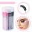 G2PLUS 100PCS Eyelash Brush, Ajustable Disposable Mascara Wands, Crystal Lash Spoolie, Eyebrow Spoolie Brush with Container for Makeup, Eyelash Extensions (Black+Pink)