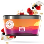 HYDAWAY 1-Quart Collapsible Insulated Bowl with Lid - BPA-Free, Leak-Resistant, Space-Saving Camp Bowl - Ideal for Hiking, Travel & Outdoor Meals