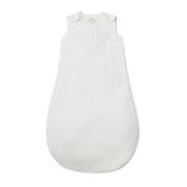 Stellou & Friends 100% Organic Cotton Baby Sleep Sack - Warm & Cozy Baby Wearable Blanket - Newborn to Infant - Unisex - White - One Size