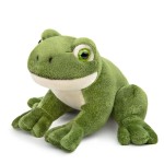 ZHONGXIN MADE Simulation Frog Plush Toy - 6.3 Lifelike Green Frog Stuffed Animals Reptilian Plushie Toys, Super Soft Plush Dolls for Kids Stuffed Toys, Gifts for Kids