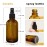 GIVAMEIHF Amber Spray Bottles about 4oz Empty Small Glass Spray Bottle Fine Mist Spray Refillable Containers, Set of 16, Included 24 nozzles, 2 Funnels, 2 Droppers, 24 Labels