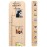 Garybank Solid Wood Growth Chart for Kids with Picture Frames, Height Measurement Ruler Milestone Markers, Foldable Kids Height Wall Chart, Christmas Keepsake Gift for Toddler Boy Girl Room Wall Decor