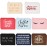 Weewooday 16 Packs Make up Bags Bulk Multicolor Funny Canvas Makeup Bags Travel Cosmetic Inspirational Pouch with Zippers Cotton Toiletry Pouches for Women(Stylish Pattern)