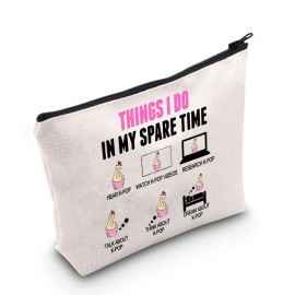 MEIKIUP Funny K-pop Lover Gift K-pop Merchandise Korean Drama Fan Gift K-Drama Women Makeup Bag (ThingsinmySpareTimeBAG) MEIKIUP Funny K-pop Lover Gift K-pop Merchandise Korean Drama Fan Gift K-Drama Women Makeup Bag (ThingsinmySpareTimeBAG)