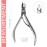 Cuticle Trimmer - Professional Nail Cuticle Nippers Cuticle Remover Cuticle Cutter Scissors Sharp Blades 3/4 Jaw Clippers Stainless Steel Manicure Pedicure Tools Fingernails Toenails by Krisp Beauty